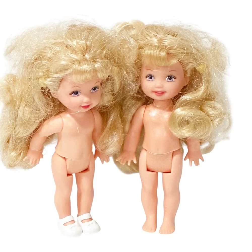 Vintage 1994 Kelly Barbie Friends Dolls Lot of 2 Undressed